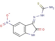 5-nitro-1H-indole-2,3-dione 3-thiosemicarbazone
