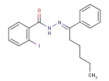 2-iodo-N'-(1-phenylhexylidene)benzohydrazide