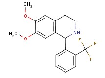 6,7-dimethoxy-1-[2-(trifluoromethyl)phenyl]-1,2,3,4-tetrahydroisoquinoline