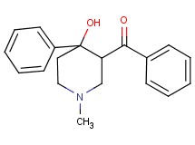 (4-hydroxy-1-methyl-4-phenyl-3-piperidinyl)(phenyl)methanone
