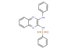 N-(3-anilino-2-quinoxalinyl)benzenesulfonamide