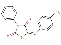 5-(4-methylbenzylidene)-3-phenyl-1,3-thiazolidine-2,4-dione