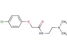 2-(4-chlorophenoxy)-N-[2-(dimethylamino)ethyl]acetamide hydrochloride