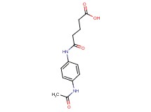 5-{[4-(acetylamino)phenyl]amino}-5-oxopentanoic acid