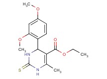 ethyl 4-(2,4-dimethoxyphenyl)-6-methyl-2-thioxo-1,2,3,4-tetrahydro-5-pyrimidinecarboxylate