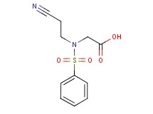 N-(2-cyanoethyl)-N-(phenylsulfonyl)glycine