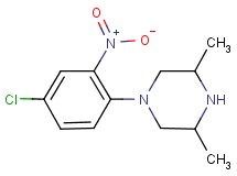 1-(4-chloro-2-nitrophenyl)-3,5-dimethylpiperazine