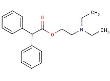 2-(diethylamino)ethyl diphenylacetate hydrochloride