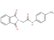 2-(1,3-dioxo-1,3-dihydro-2H-isoindol-2-yl)-N-(4-methylphenyl)acetamide