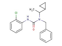 N-benzyl-N'-(2-chlorophenyl)-N-(1-cyclopropylethyl)urea
