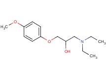 1-(diethylamino)-3-(4-methoxyphenoxy)-2-propanol hydrochloride