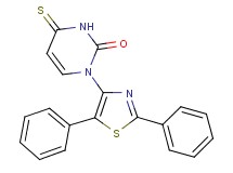 1-(2,5-diphenyl-1,3-thiazol-4-yl)-4-thioxo-3,4-dihydro-2(1H)-pyrimidinone