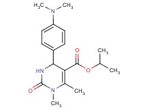 isopropyl 4-[4-(dimethylamino)phenyl]-1,6-dimethyl-2-oxo-1,2,3,4-tetrahydro-5-pyrimidinecarboxylate