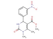 methyl 1,6-dimethyl-4-(3-nitrophenyl)-2-oxo-1,2,3,4-tetrahydro-5-pyrimidinecarboxylate