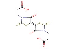 3,3'-(4,4'-dioxo-2,2'-dithioxo-5,5'-bi-1,3-thiazolidine-3,3'-diyl)dipropanoic acid