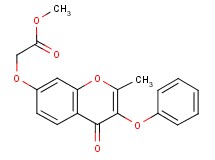 methyl [(2-methyl-4-oxo-3-phenoxy-4H-chromen-7-yl)oxy]acetate