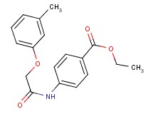 ethyl 4-{[(3-methylphenoxy)acetyl]amino}benzoate