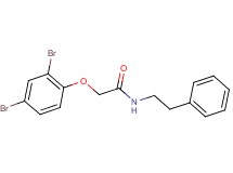 2-(2,4-dibromophenoxy)-N-(2-phenylethyl)acetamide