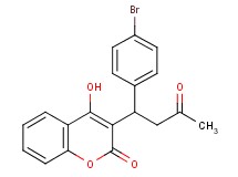sodium 3-[1-(4-bromophenyl)-3-oxobutyl]-2-oxo-2H-chromen-4-olate