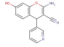 2-amino-7-hydroxy-4-(3-pyridinyl)-4H-chromene-3-carbonitrile