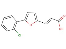 3-[5-(2-chlorophenyl)-2-furyl]acrylic acid