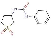 N-(1,1-dioxidotetrahydro-3-thienyl)-N'-phenylurea