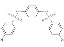 N,N'-1,4-phenylenebis(4-chlorobenzenesulfonamide)