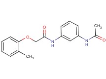 N-[3-(acetylamino)phenyl]-2-(2-methylphenoxy)acetamide