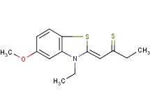 1-(3-ethyl-5-methoxy-1,3-benzothiazol-2(3H)-ylidene)-2-butanethione