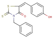 3-benzyl-5-(4-hydroxybenzylidene)-2-thioxo-1,3-thiazolidin-4-one