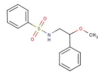 N-(2-methoxy-2-phenylethyl)benzenesulfonamide