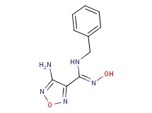 4-amino-N-benzyl-N'-hydroxy-1,2,5-oxadiazole-3-carboximidamide