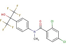 2,4-dichloro-N-methyl-N-{4-[2,2,2-trifluoro-1-hydroxy-1-(trifluoromethyl)ethyl]phenyl}benzamide