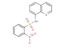 2-nitro-N-8-quinolinylbenzenesulfonamide