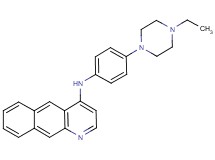N-[4-(4-ethyl-1-piperazinyl)phenyl]benzo[g]quinolin-4-amine