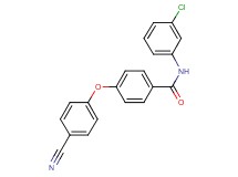 N-(3-chlorophenyl)-4-(4-cyanophenoxy)benzamide