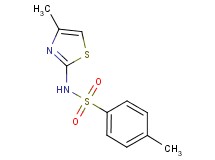 4-methyl-N-(4-methyl-1,3-thiazol-2-yl)benzenesulfonamide