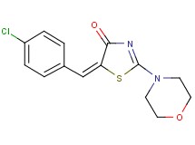 5-(4-chlorobenzylidene)-2-(4-morpholinyl)-1,3-thiazol-4(5H)-one