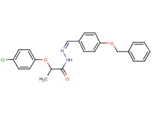 N'-[4-(benzyloxy)benzylidene]-2-(4-chlorophenoxy)propanohydrazide