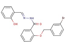 2-[(3-bromobenzyl)oxy]-N'-(2-hydroxybenzylidene)benzohydrazide
