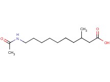 10-(acetylamino)-3-methyldecanoic acid