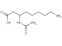 3-(acetylamino)nonanoic acid