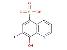 8-hydroxy-7-iodo-5-quinolinesulfonic acid