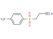 3-[(4-aminophenyl)sulfonyl]propanenitrile