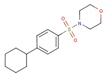 4-[(4-cyclohexylphenyl)sulfonyl]morpholine
