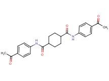 N,N'-bis(4-acetylphenyl)-1,4-cyclohexanedicarboxamide