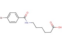 6-[(4-bromobenzoyl)amino]hexanoic acid
