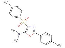 N,N-dimethyl-2-(4-methylphenyl)-4-[(4-methylphenyl)sulfonyl]-1,3-oxazol-5-amine