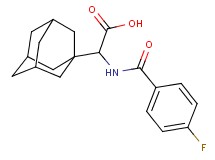 1-adamantyl[(4-fluorobenzoyl)amino]acetic acid