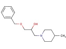1-(benzyloxy)-3-(4-methyl-1-piperidinyl)-2-propanol hydrochloride